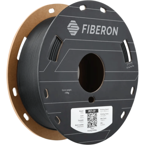 PolyMaker Fiberon PET-CF17 (1.75mm, 0.5kg) Black