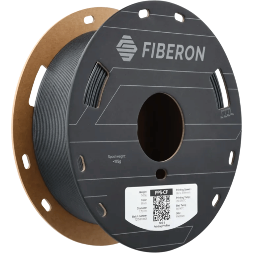 PolyMaker Fiberon PPS-CF10 (1.75mm, 0.5kg) Black