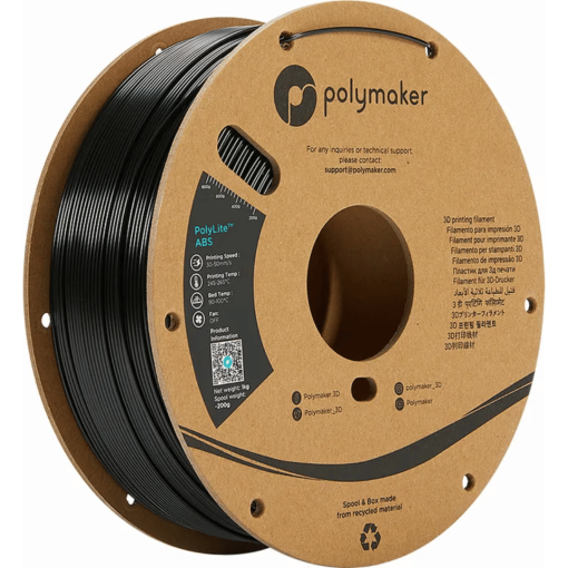 PolyMaker PolyLite ABS (1.75mm, 1kg) Black