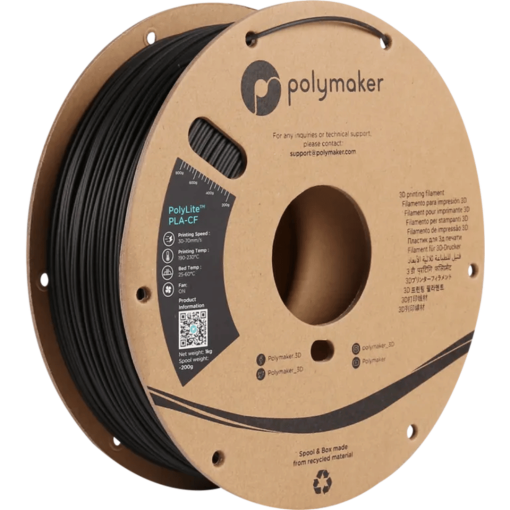 PolyMaker PolyLite PLA-CF (1.75mm, 1kg) Black