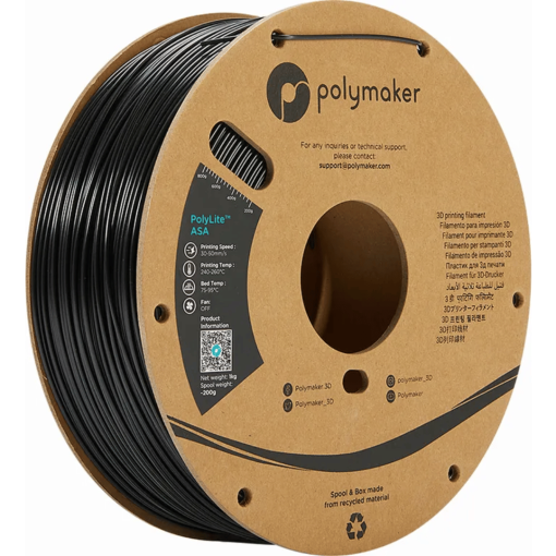 PolyMaker PolyLite ASA (1.75mm, 1kg) Black