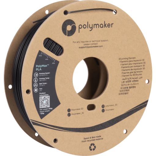 PolyMaker PolyMax PLA (1.75mm, 0.75kg) Black